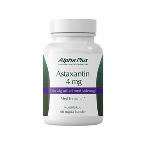 Alpha Plus Astaxantin 4 mg 60 kapslar
