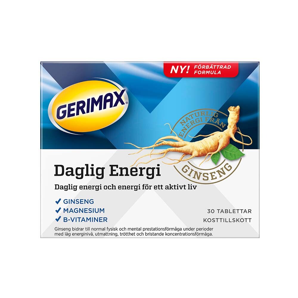 Gerimax Daglig Energi 30 tabletter