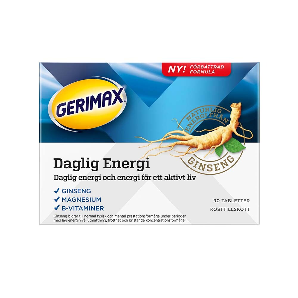 Gerimax Daglig Energi 90 tabletter