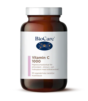 BioCare Vitamin C 1000 90 tabletter