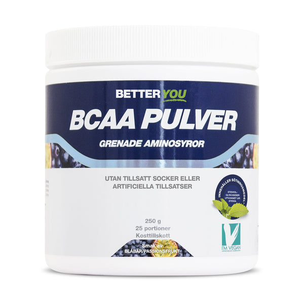 Better You Naturligt BCAA Pulver Passion/Blåbär 250 g