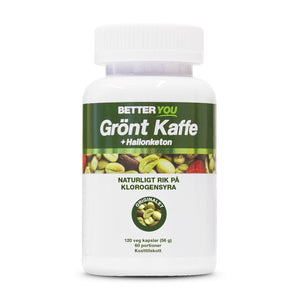 Better You Grönt kaffe+ Hallonketon 120 kapslar