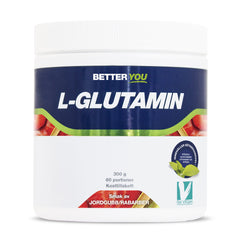 Better You L-Glutamin Rabarber/Jordgubb 300 g