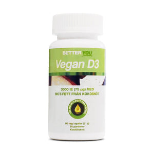 Better You Vegan D3 3000 IE 60 kapslar