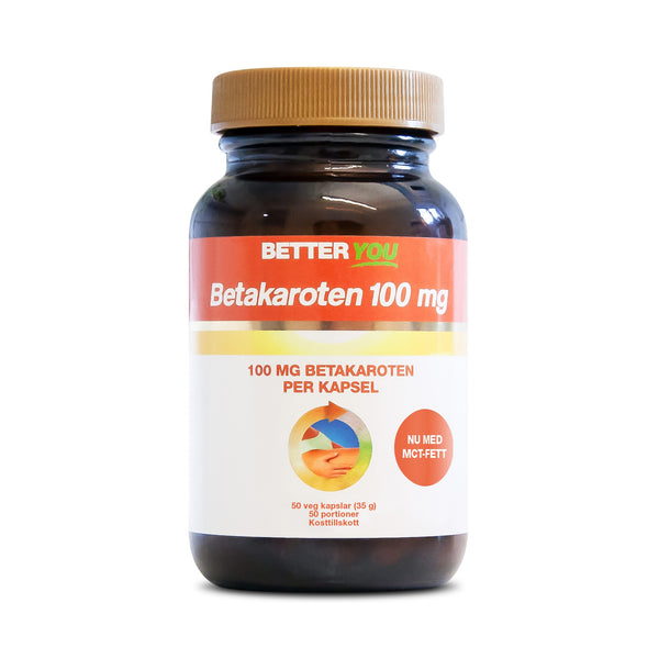 Better You Betakaroten 100 mg 50 kapslar