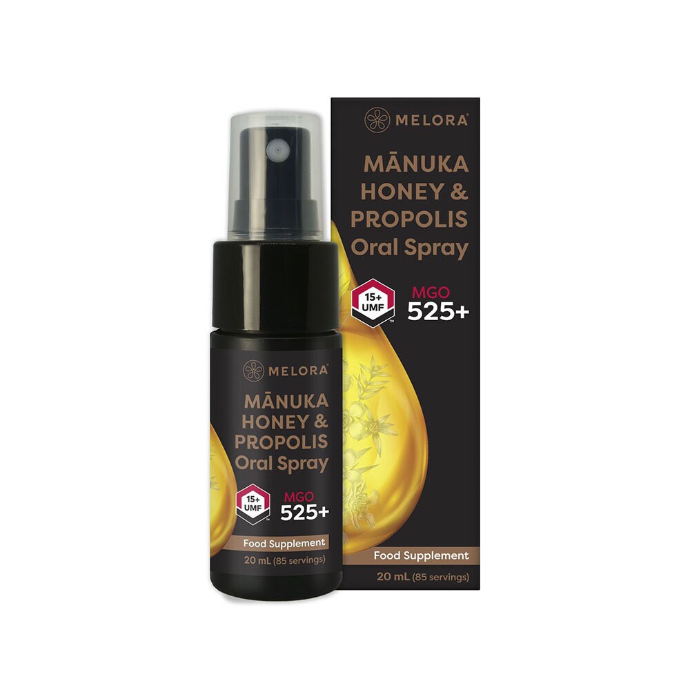 Melora Manuka Honey & Propolis Oral Spray 525 MGO 20 ml