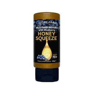 Melora Manuka Honung 70+ MGO Blueberry Squeeze 330 g