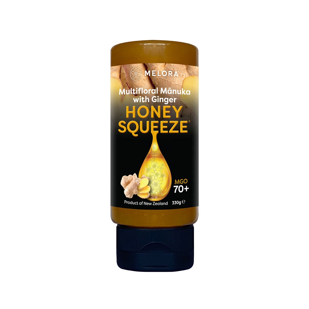 Melora Manuka Honung 70+ MGO Ginger Squeeze 330 g