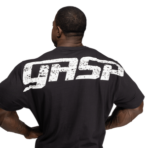 GASP Original Tee Svart/Vit – närbild av ryggtryck