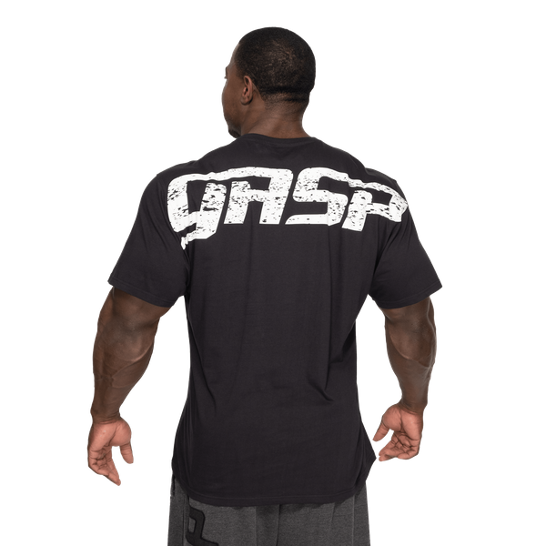 GASP Original Tee Svart/Vit – på modell bakifrån