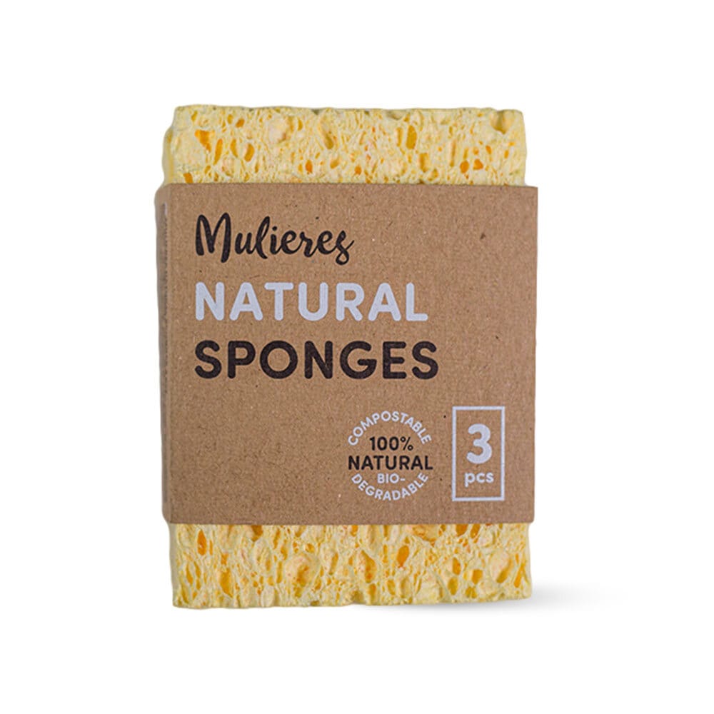 Mulieres Naturlig Disksvamp 3-Pack
