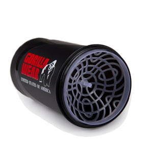 Gorilla Wear Wave Shaker Black/Red 800 ml – närbild av blandningsinsats