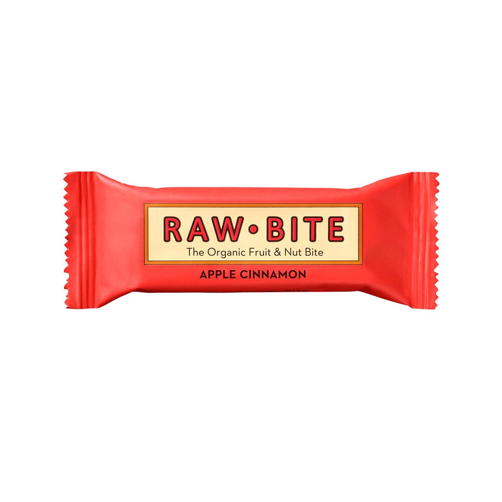 RawBite Frukt- & Nötbar Äpple/Kanel 50 g