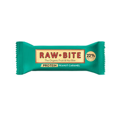 RawBite Frukt- & Nötbar Jordnöt/Karamell Protein 45 g