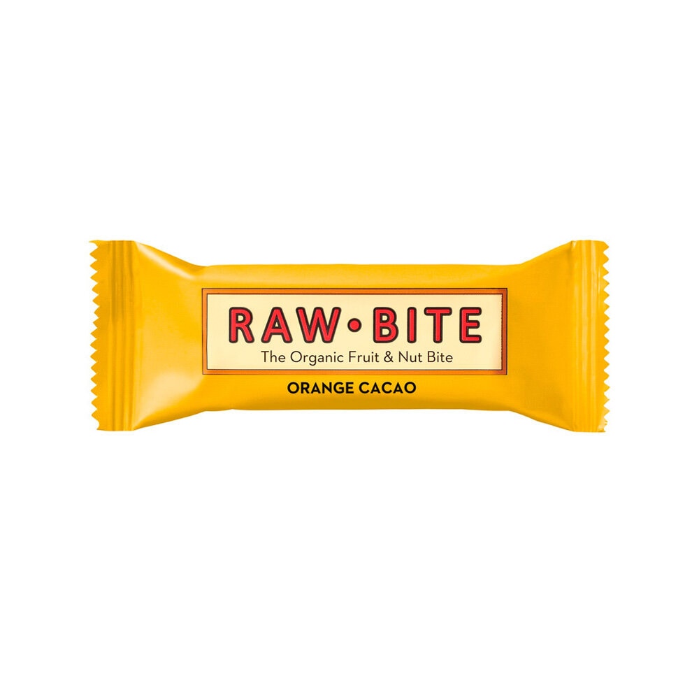 RawBite Frukt- & Nötbar Apelsin/Choklad 50 g