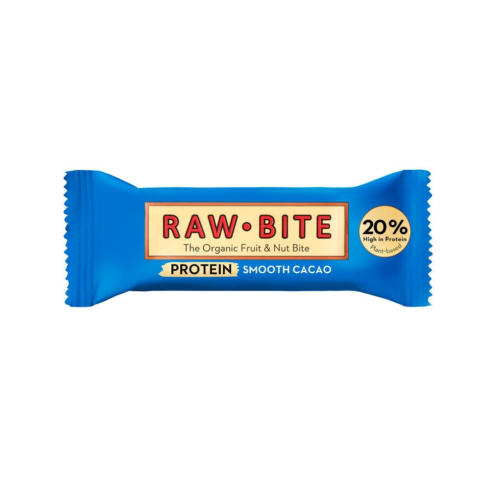 RawBite Frukt- & Nötbar Kakao Protein 45 g