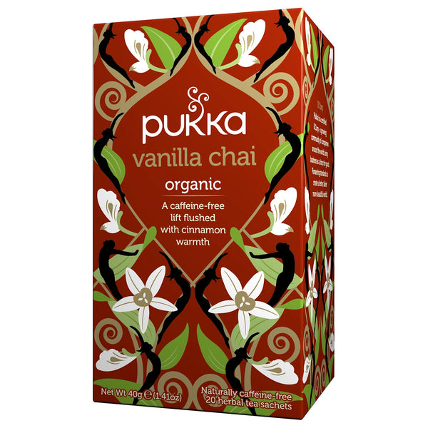 Pukka Te Vanilla Chai 20 påsar – teförpackning