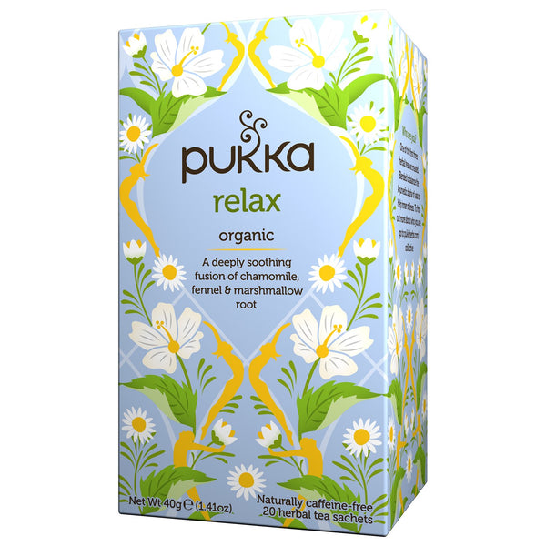 Pukka Te Relax Kamomill & Fänkål 20 påsar – teförpackning