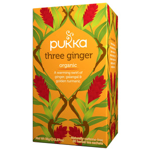 Pukka Te Three Ginger 20 påsar – teförpackning