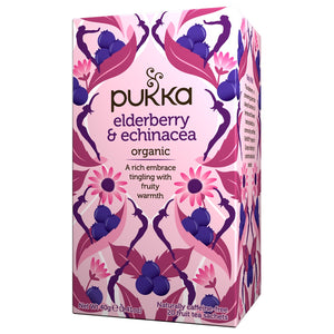 Pukka Te Elderberry & Echinacea 20 påsar – & Echinacea teförpackning
