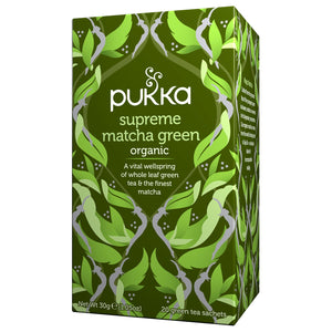 Pukka Te Supreme Matcha Green 20 påsar – teförpackning
