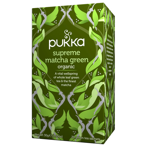 Pukka Te Supreme Matcha Green 20 påsar – teförpackning