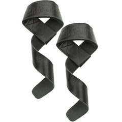 C.P. Sports Padded Leather Lifting Straps Black