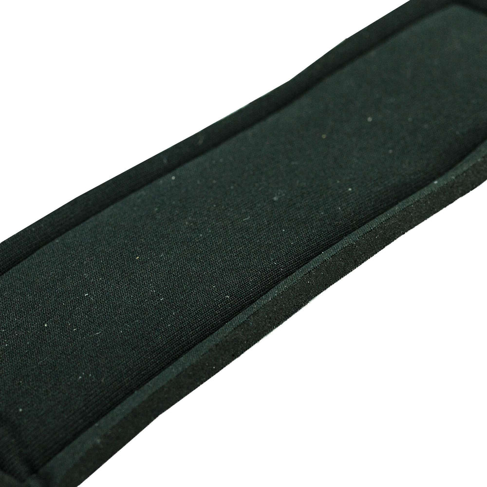 C.P. Sports Padded Leather Lifting Straps Black