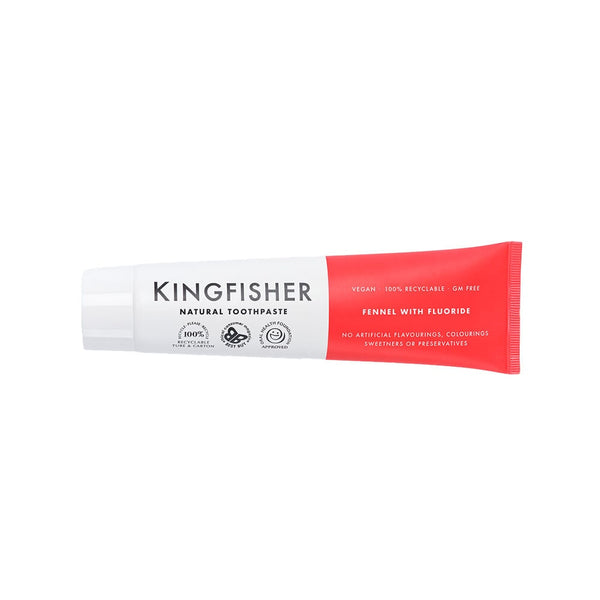 Kingfisher Naturlig Tandkräm Fänkål Med Fluor 100 ml