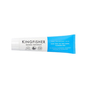 Kingfisher Naturlig Fluorfri Tandkräm Aloe, Tea Tree & Fänkål 100 ml