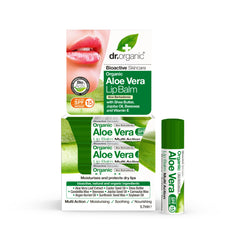 Dr Organic Läppbalsam Aloe Vera 5,7 ml