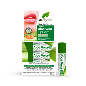 Dr Organic Läppbalsam Aloe Vera 5,7 ml