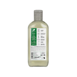 Dr Organic Schampo Aloe Vera 265 ml – baksida av flaskan