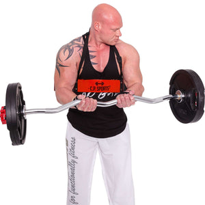 C.P. Sports Biceps Blaster Red – i användning vid bicepscurl