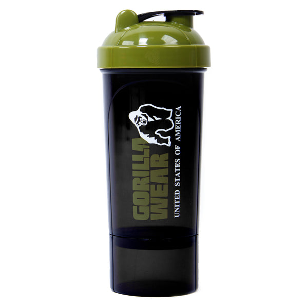 Gorilla Wear Shaker Compact Black/Army Green 500 ml