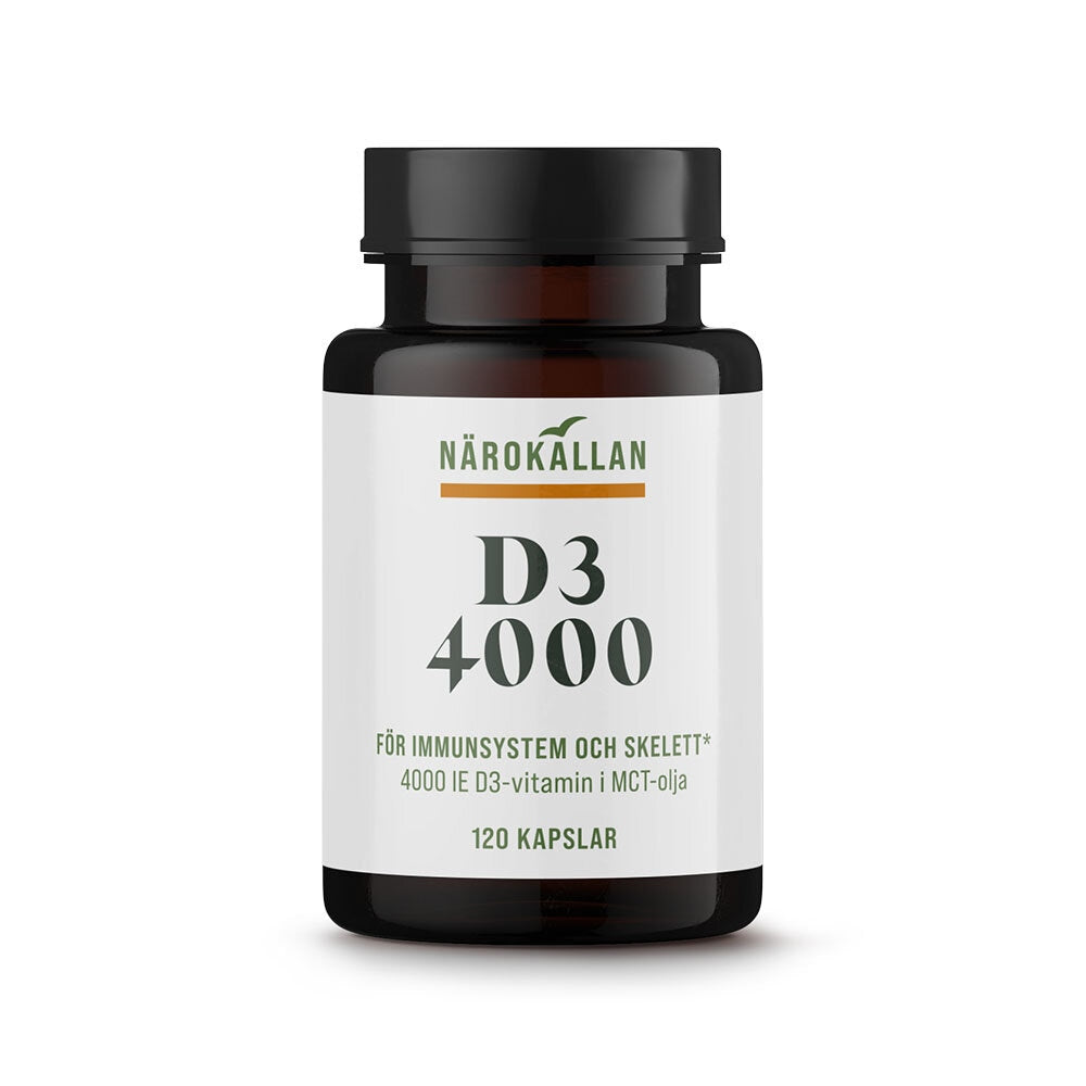 Närokällan D3 4000 IE 120 kapslar