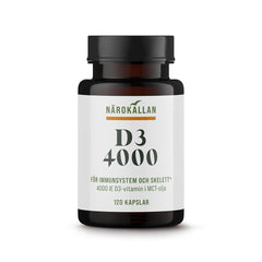 Närokällan D3 4000 IE 120 kapslar