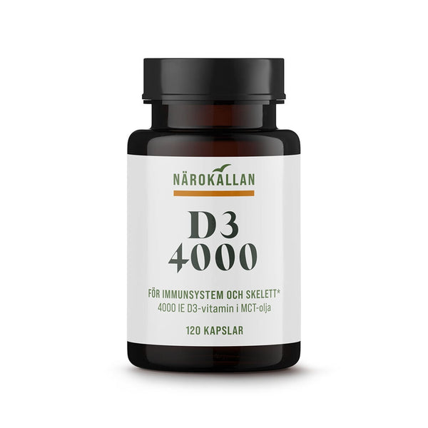 Närokällan D3 4000 IE 120 kapslar