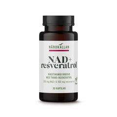 Närokällan NAD+ Resveratrol 30 kapslar
