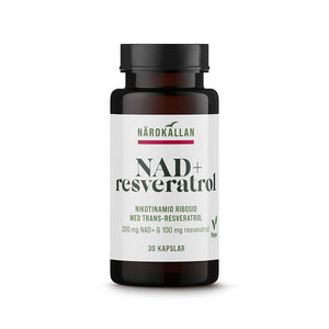 Närokällan NAD+ Resveratrol 30 kapslar