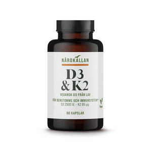 Närokällan D3 & K2 60 kapslar