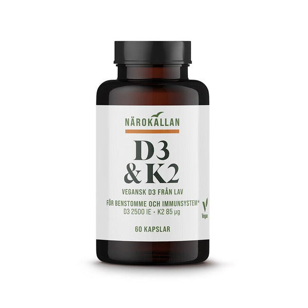 Närokällan D3 & K2 60 kapslar