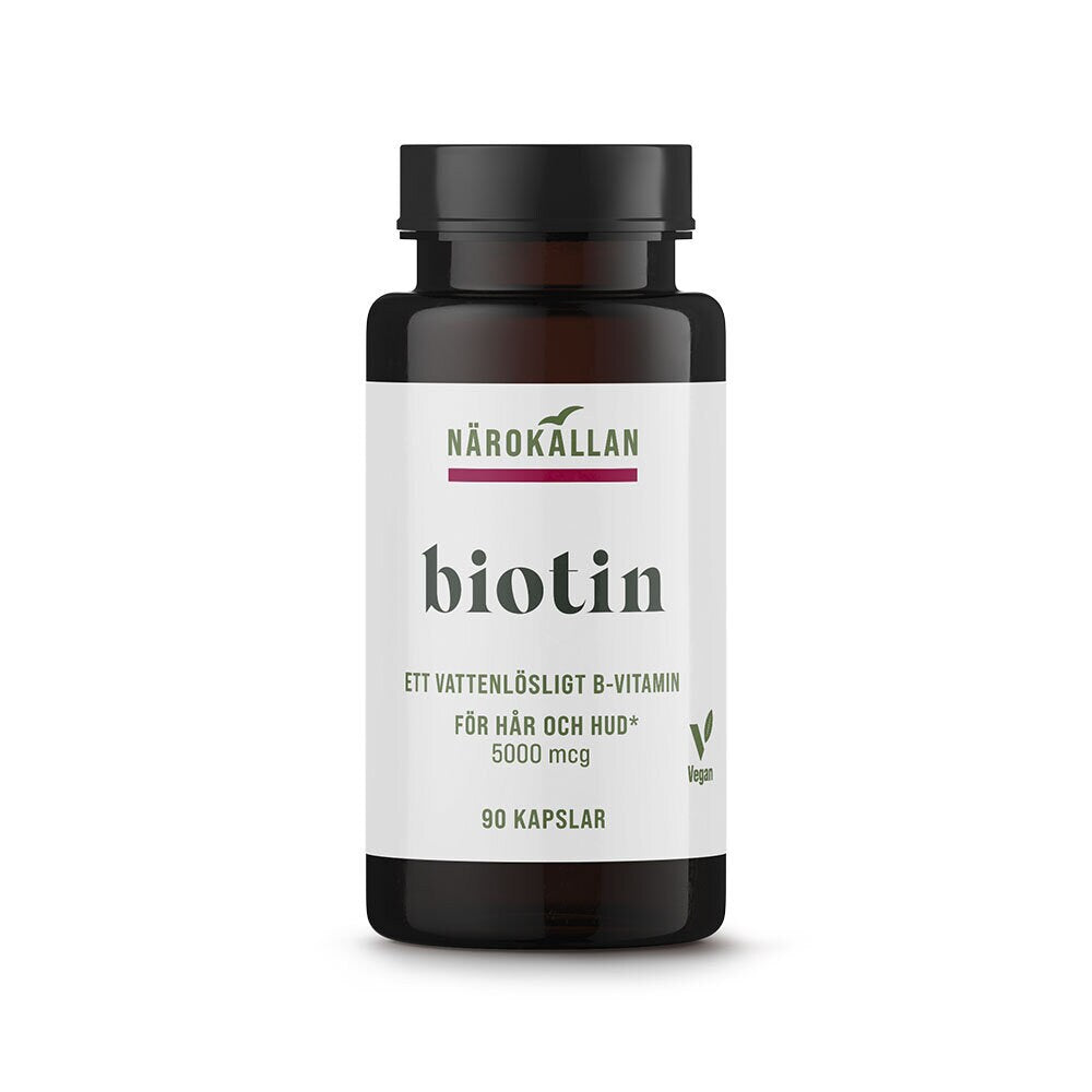 Närokällan Biotin 5000 mcg 90 kapslar