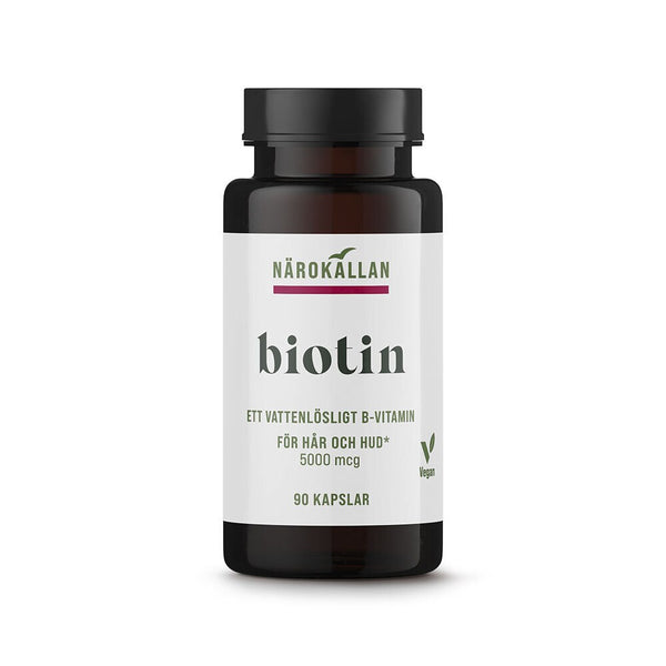 Närokällan Biotin 5000 mcg 90 kapslar