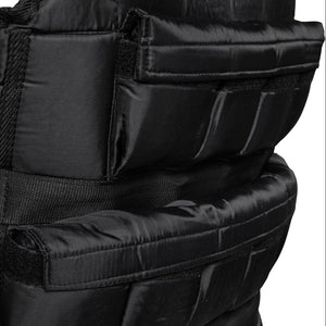 Virtufit Justerbar Viktväst 10 kg – närbild av viktfickor
