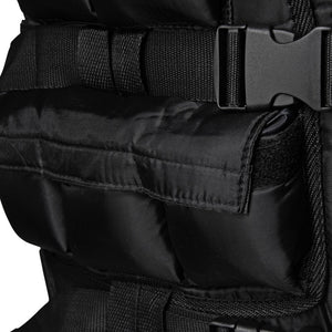 Virtufit Justerbar Viktväst 10 kg – närbild av midjespänne