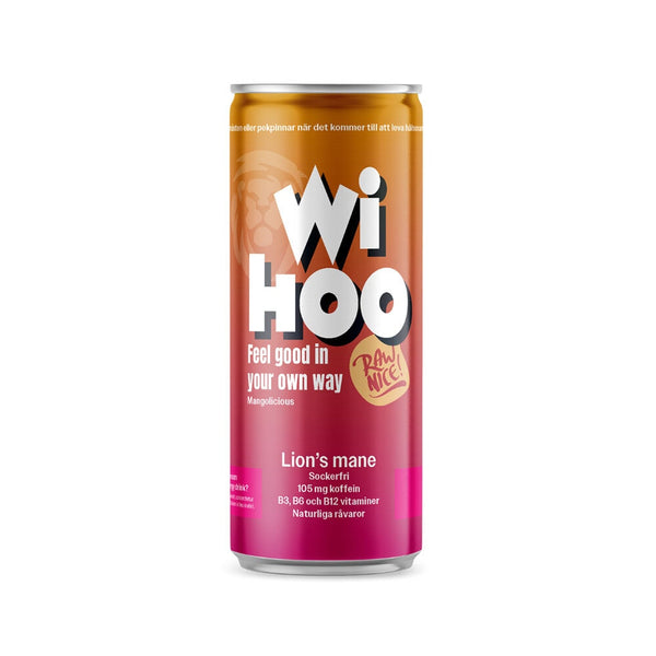 Rawnice WIHOO Energidryck Mangolicious 330 ml