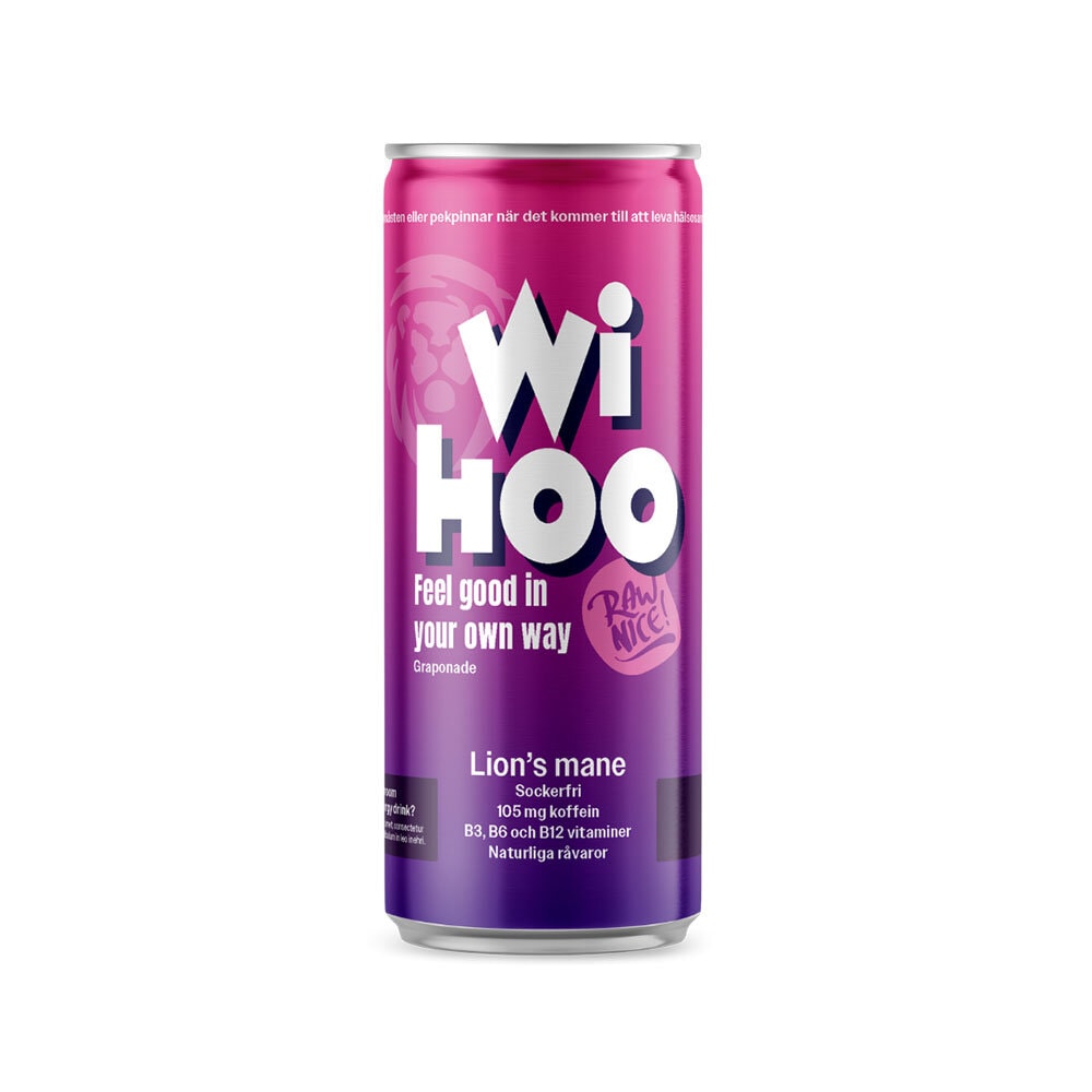 Rawnice WIHOO Energidryck Graponade 330 ml