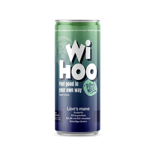 Rawnice WIHOO Energidryck Apple Ocean 330 ml