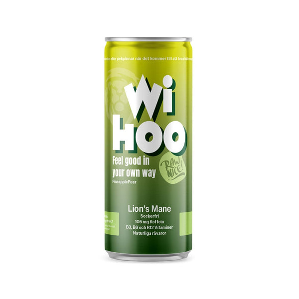 Rawnice WIHOO Energidryck Pineapple & Pear 330 ml